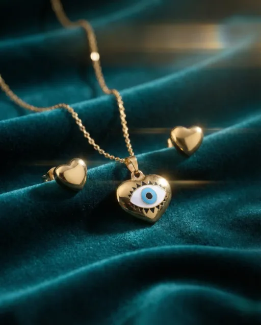 Necklace with earrings